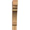Ekena Millwork Olympic Block Rough Sawn Bracket, Western Red Cedar, 6"W x 34"D x 38"H BKT06X34X38OLY05RWR - alternate 4